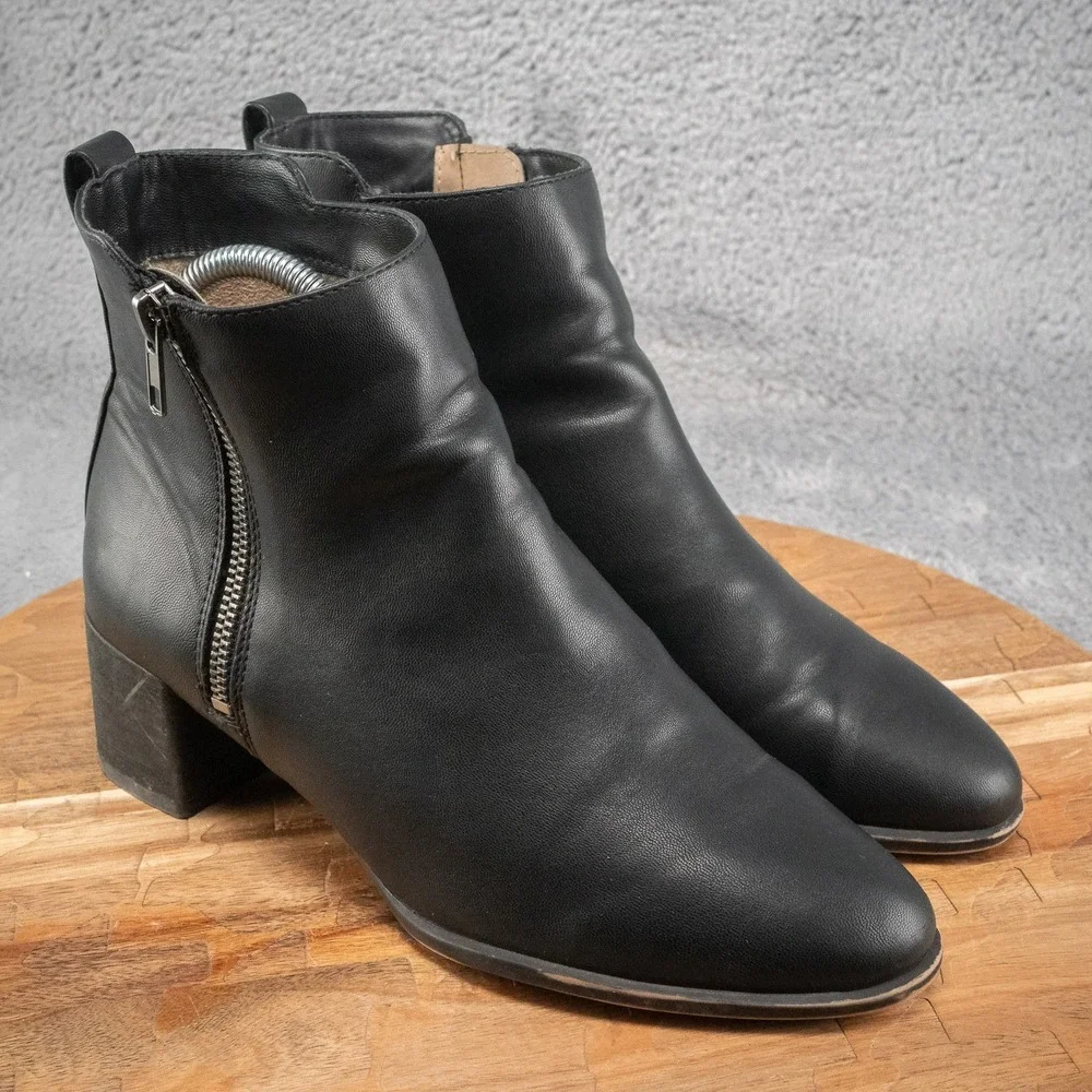 SOUL Naturalizer Women's Richy-Zip Ankle Boot Size 7 Wide MSRP$‎ 119